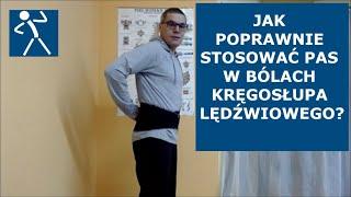 Prawidłowo stosuj pas ortopedyczny | Kiedy i jak zakładać w terapii bólu kręgosłupa  