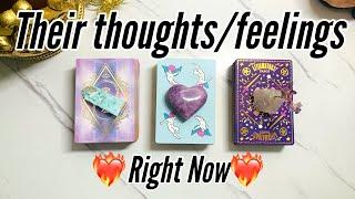 Their Thoughts and Feelings For You Right Now️‍Pick a Card Love Tarot Reading