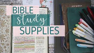 Favorite Bible Study Supplies and Resources | How I Study My Bible