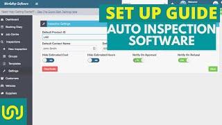 Auto Inspection Software - Setup Guide