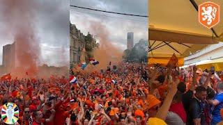 Insane Scenes In Leipzig As Netherlands Fans Party In The City Ahead Of Their Match Against France