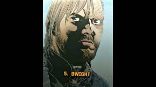 My top TWD comics favorite characters #thewalkingdead #shorts