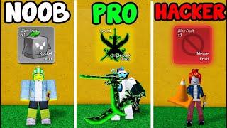 Blox Fruits BANNED! Noob vs Pro vs Hacker Accounts!