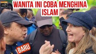 Menghina Islam? GAGAL TOTAL! Mansur VS Wanita Kristen. Speakers Corner Hyde Park LONDON SUB-INDO