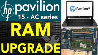 HP Pavilion 15 AC  RAM UPGRADE