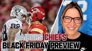 Raiders vs Chiefs NFL Black Friday Game Preview! 