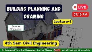 Building Planning & Drawing(L-1) || 4th Semester Civil Engg. || SBTE Bihar Polytechnic