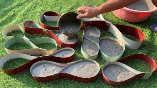 Great cement craft pot ideas / Details on how to make beautiful and easy pots at home / DIY pots