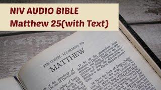 Matthew 25 NIV AUDIO BIBLE (with text)