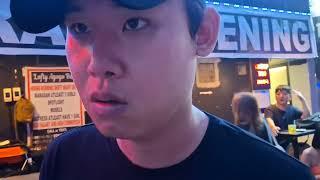 KOREAN MAFIA MAN PUBLICLY THREATHENS TO KILL ME ON WALKING STREET ANGELES CITY THE PHILIPPINES!!!