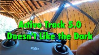 DJI's Active Track 5 0 on the Mavic 3 doesn't like the dark