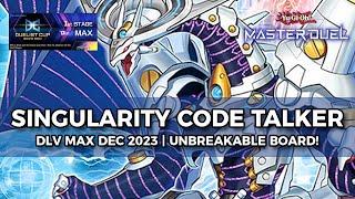 Code Talker Deck Duelist Cup DLV Max Dec 2023 - Yu-Gi-Oh! Master Duel