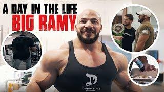 A DAY IN THE LIFE OF BIG RAMY | Eating | Shopping | Training