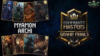 GWENT | Can Myamon defend his GWENT MASTERS TITLE?! | SEMIFINAL