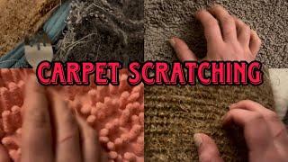 ASMR | Carpet Scratching (Different Carpets/Textures) Fast and Aggressive. No Talking