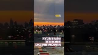 #newyorkcity #skyline #laguardia #airplane #american #flightattendant #aviation #dailyvlog #travel