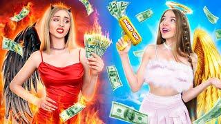 Rich Good Girl vs Rich Bad Girl | Mean vs Nice Sister