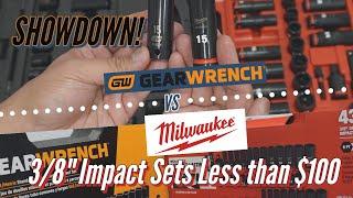 First Impressions! GEARWRENCH 44-Piece vs Milwaukee 43-Piece Impact Socket Sets