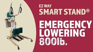 EZ Way Smart Stand™ Usage: Emergency Lowering of the 800 lb. Stand