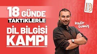 11.Gün - Taktiklerle Dil Bilgisi - Fiilimsi - Kadir Gümüş - 2024