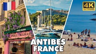 ANTIBES French Riviera (Côte d'Azur) | ‍  FULL Walking Tour Old Town & Beaches️