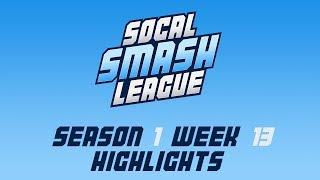 SoCal Smash League Season 1 Week 13 Highlights - Smash 4