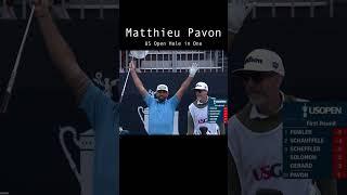 Hole In One for Matthieu Pavon  #shorts #usopen