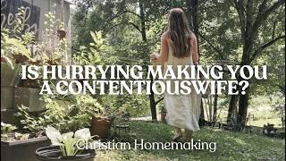 Homemaking and Learning to Slow Down