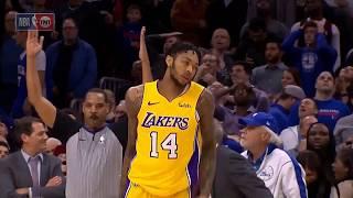 Brandon Ingram's game winning 3 - crazy final seconds! - Lakers@76ers