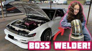 S13 SR20 Stainless Exhaust! Sounds nuts!