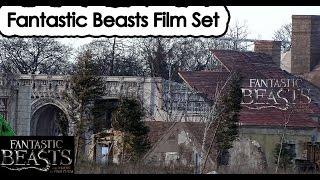 Fantastic Beasts Film Set at Warner Bros Studios, Leavesden UK