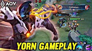 AOV : YORN GAMEPLAY | IN ABYSSAL LANE - ARENA OF VALOR LIÊNQUÂNMOBILE ROV