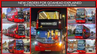 NEW LONDON BUS ORDERS For Routes 129, 151 & 320 *EXPLAINED* (BYD BD11s, StreetDecks & GB Kites)