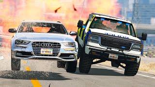 Epic Police Chases #78 - BeamNG Drive | CRASHdriven