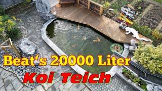 Schweiz  Tour mit Koi Center Seeland! Beat‘s 20000 Liter Koi Teich!