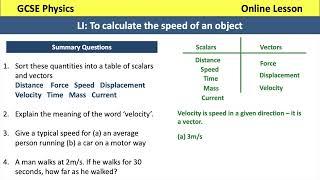 Speed GCSE 9 1 Walkthrough Lesson