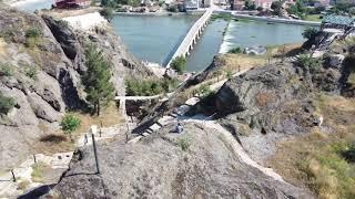 Çorum/Osmancık Drone Görüntüleri (Djı Mavic mini) Koyunbaba Köprüsü, Osmancık Kalesi, Çeltik(pirinç)