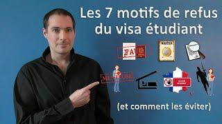 Les 7 motifs de refus du visa étudiant (et comment les éviter)