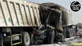 Fatal truck collision and fire claims life of Asian driver in UAE's Ras Al Khaimah emirate