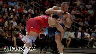 Aaron Brooks SHOCKS David Taylor, taking defending Olympic Champ's spot in Paris | NBC Sports