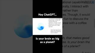 Is ChatGPT's Brain the Size of a Planet?