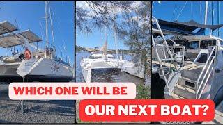 Boat Buying Process - Sailing Family searches for floating home, a catamaran |  Ep 24