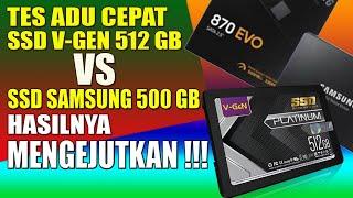 FAST FIGHT AND REVIEW SSD VGEN PLATINUM 512GB VS SSD SAMSUNG EVO 870 500GB