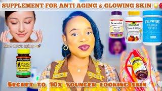 SUPPLEMENT FOR ANTI AGING AND GLOWING SKIN + How to look younger + Anti Aging Supplements That Work