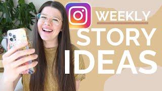 5 Easy Instagram Story Ideas you can post EVERY WEEK
