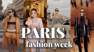 HUGE PFW Vlog | Hermes, LV, YSL, MiuMiu, Valentino shows and more | Tamara KALINIC