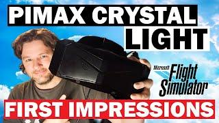 Pimax Crystal LIGHT Review: As GOOD as the HYPE? A Flight Simmer's Perspective - MSFS
