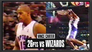 Vince Carter Scores 26pts On His Birthday vs Washington | 2000.01.26