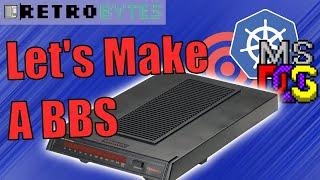 Let's Make a DOS BBS in a offensively modern way