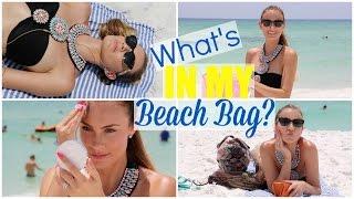 What's In My Beach Bag? | Angela Lanter